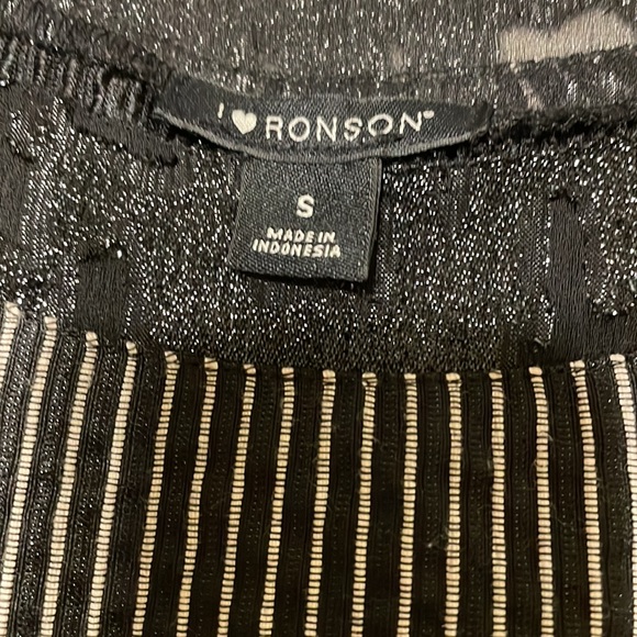 🎉3 for $30🎉 I 🖤 Ronson dress w/beautiful abstract design on sheer skirt (Mlb) - Picture 11 of 13